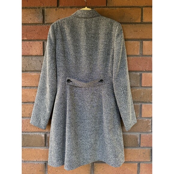Caslon Tweed Jacket‎ Mid Length Coat | Gray | Single Breasted | Size 8 - Picture 2 of 15